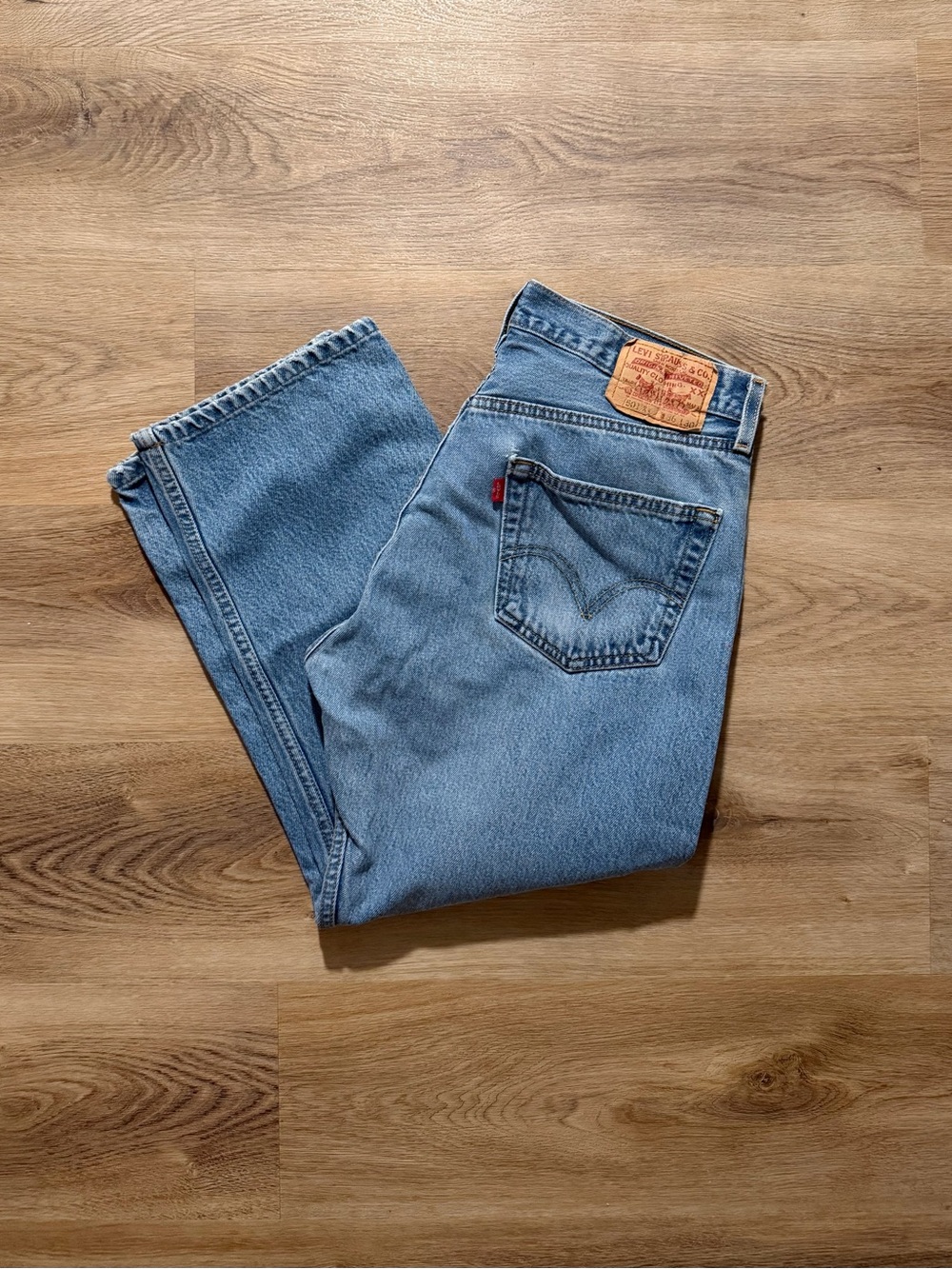Levi's Vintage Y2K 501 XX Men’s 34x25 Regular Fit Straight Leg Button Fly
